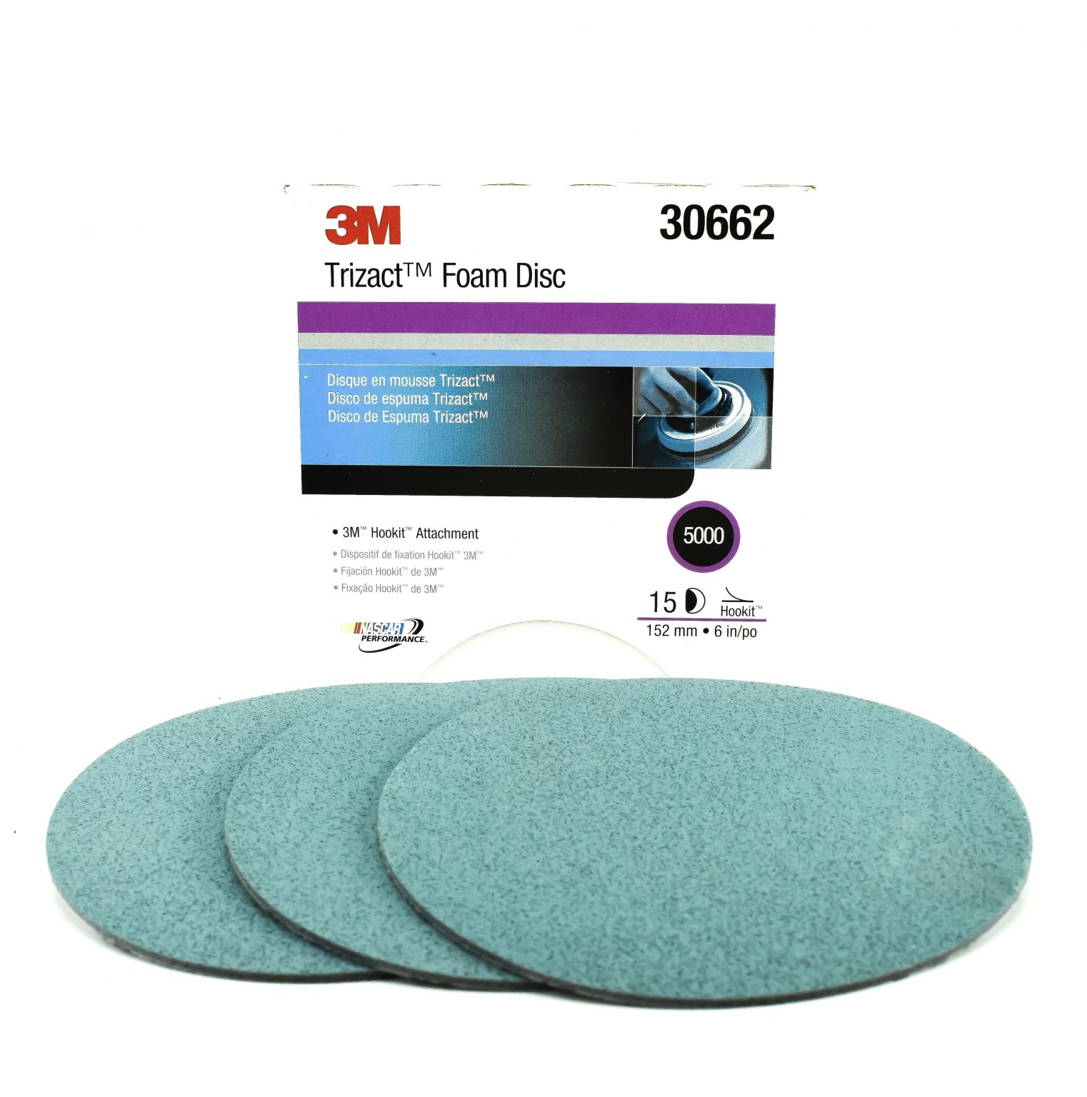 3M Trizact Foam Discs 3M Trizact 3000 Grit Hookit Foam Discs (02085) - New Box, Same Day Shipping, Perfect For Fine Sanding And Polishing 3M Trizact Discs - Foto 13